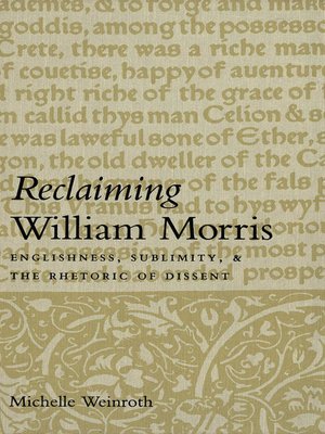 cover image of Reclaiming William Morris